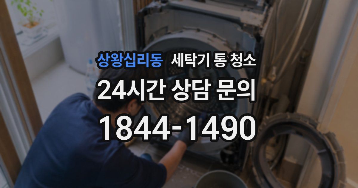 상왕십리동 세탁기 통 청소
