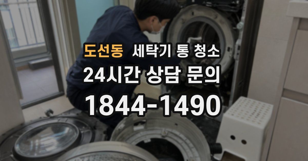 도선동 세탁기 통 청소