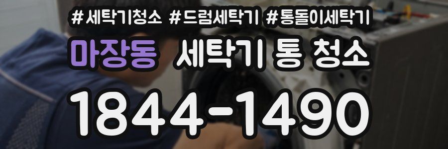 마장동 세탁기 통 청소