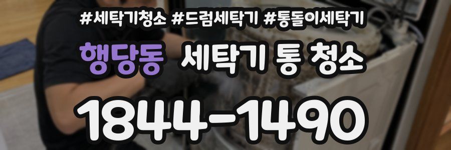 행당동 세탁기 통 청소