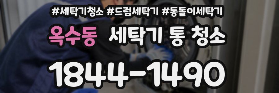 옥수동 세탁기 통 청소