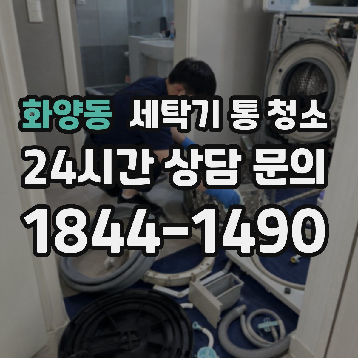 화양동 세탁기 통 청소