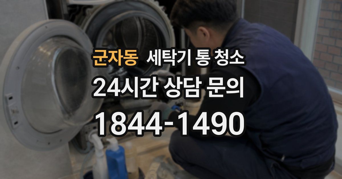 군자동 세탁기 통 청소