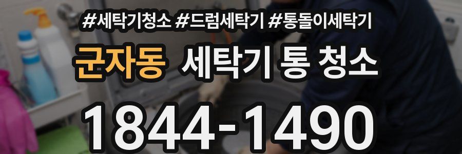 군자동 세탁기 통 청소