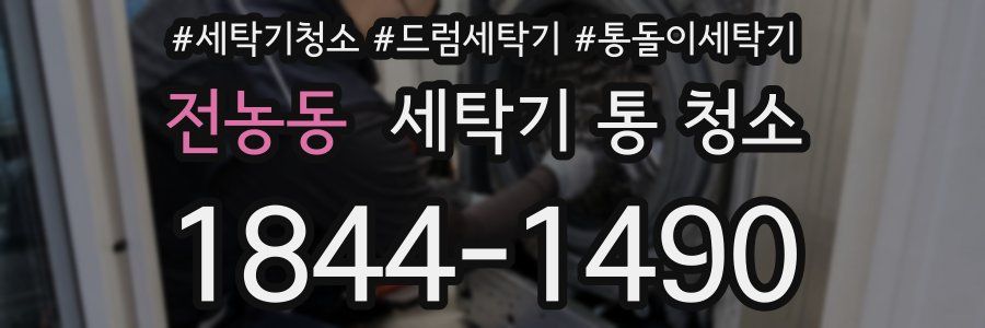 전농동 세탁기 통 청소