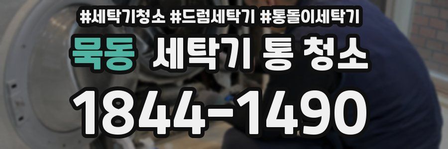 묵동 세탁기 통 청소