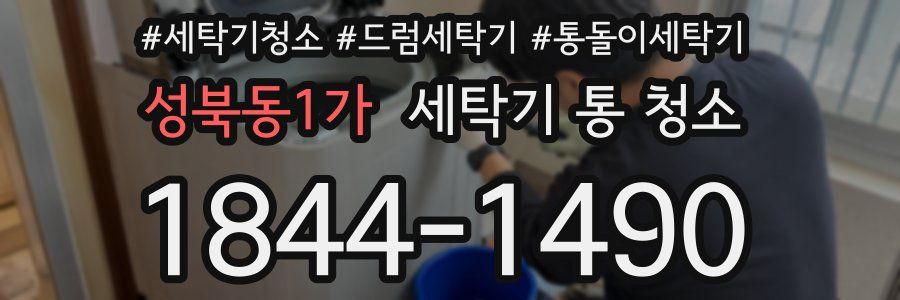 성북동1가 세탁기 통 청소