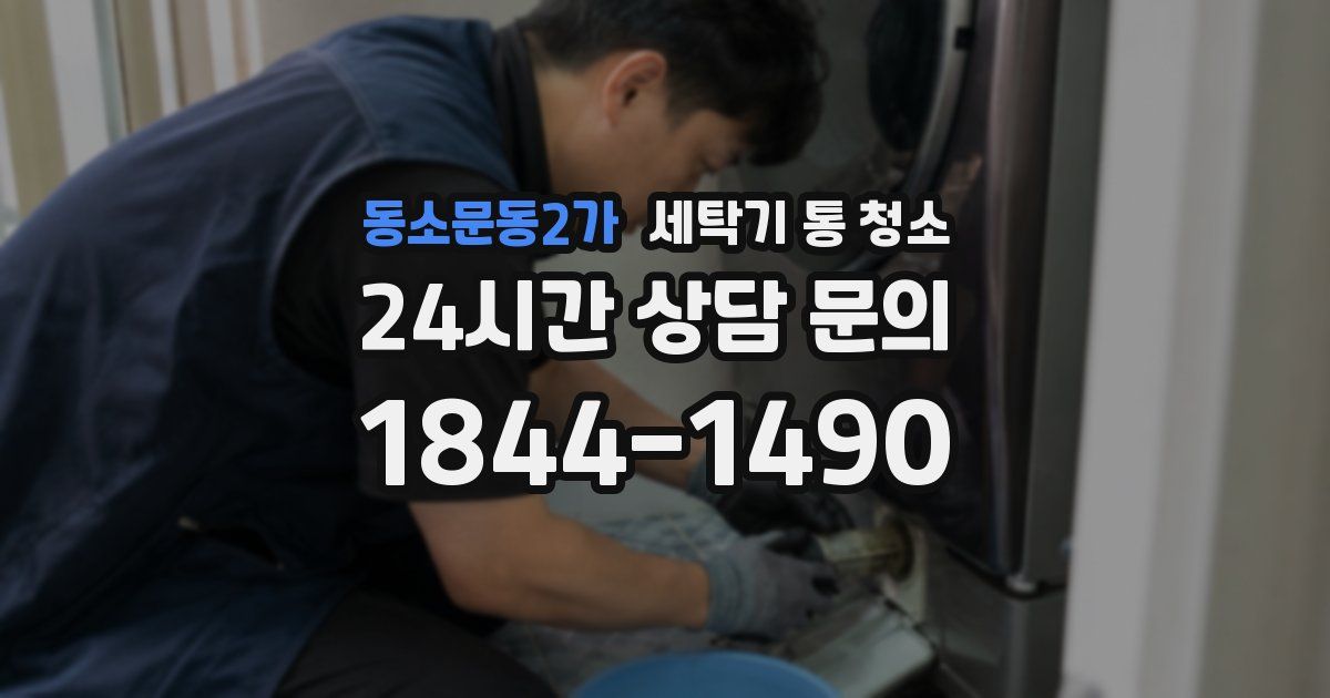 동소문동2가 세탁기 통 청소