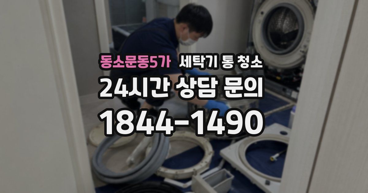 동소문동5가 세탁기 통 청소