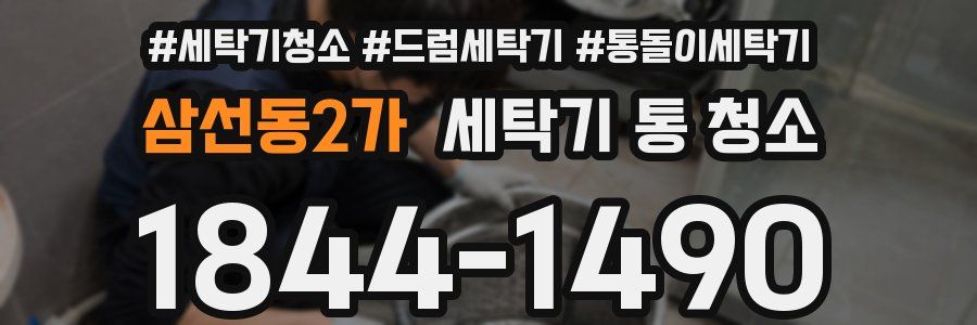 삼선동2가 세탁기 통 청소