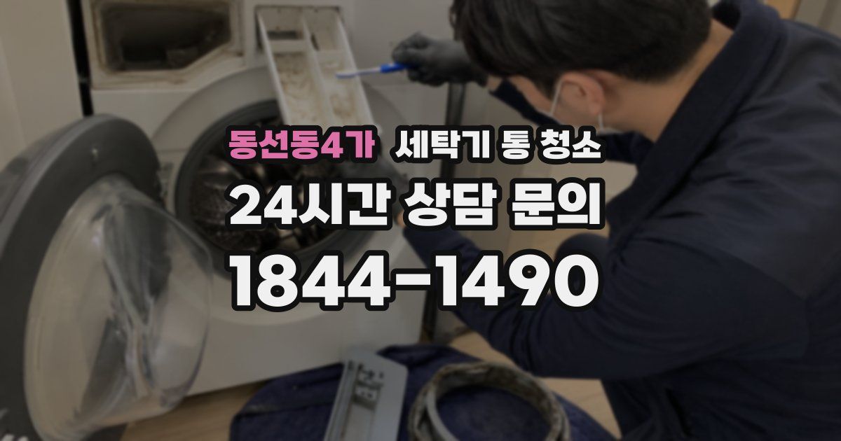 동선동4가 세탁기 통 청소