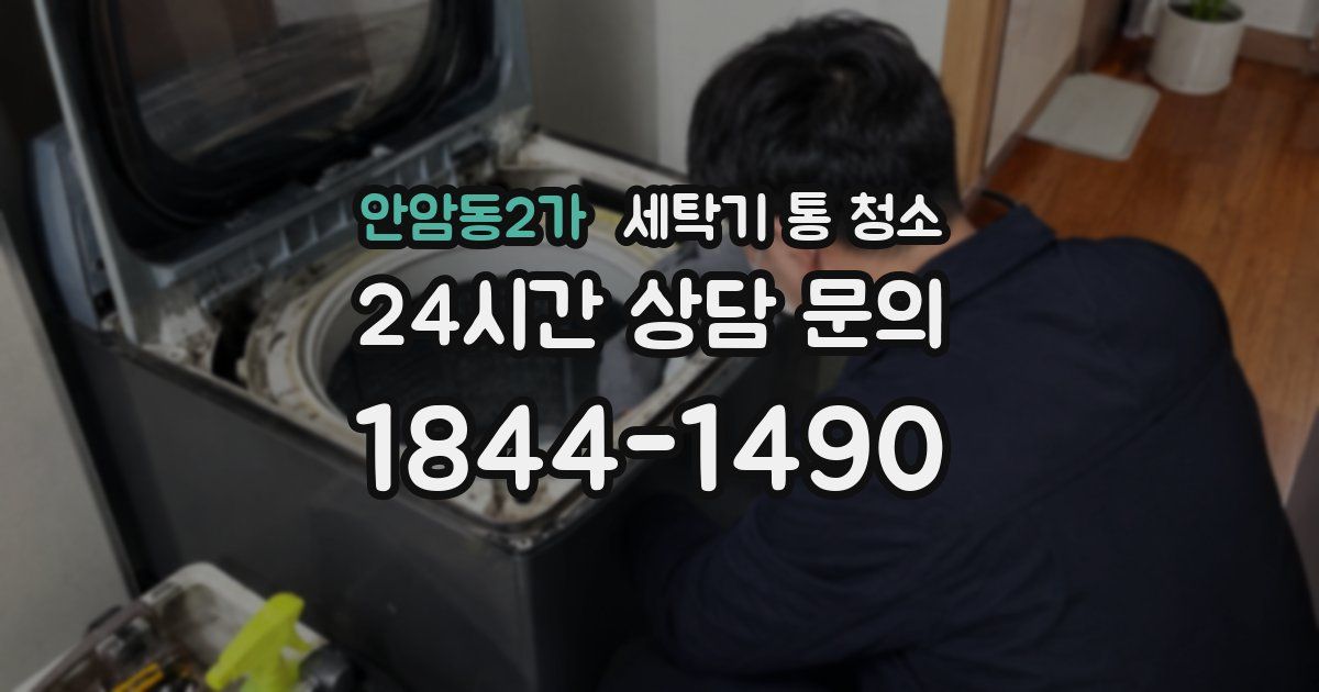 안암동2가 세탁기 통 청소
