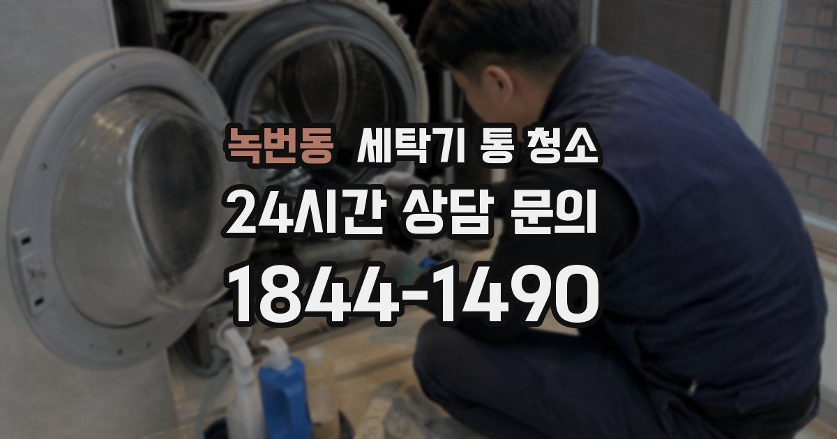 녹번동 세탁기 통 청소