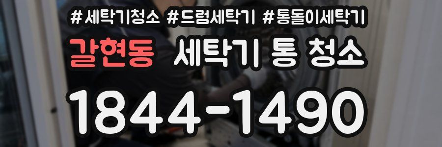 갈현동 세탁기 통 청소