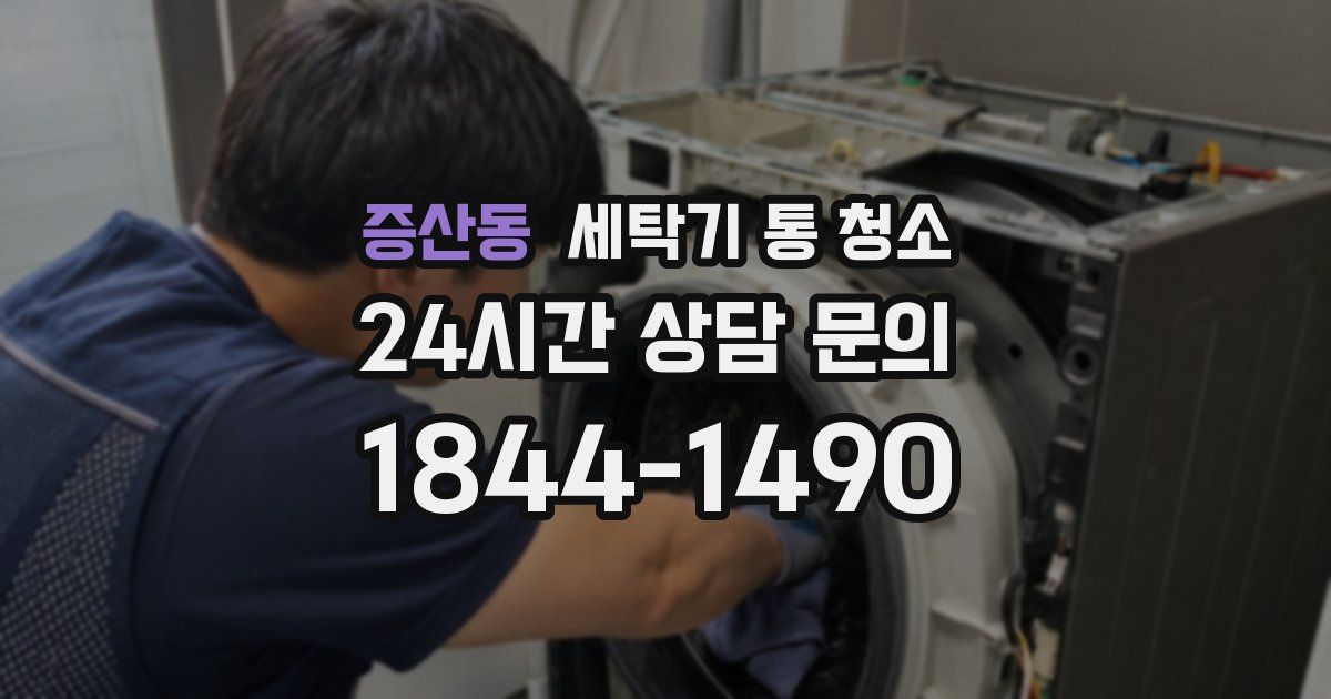 증산동 세탁기 통 청소