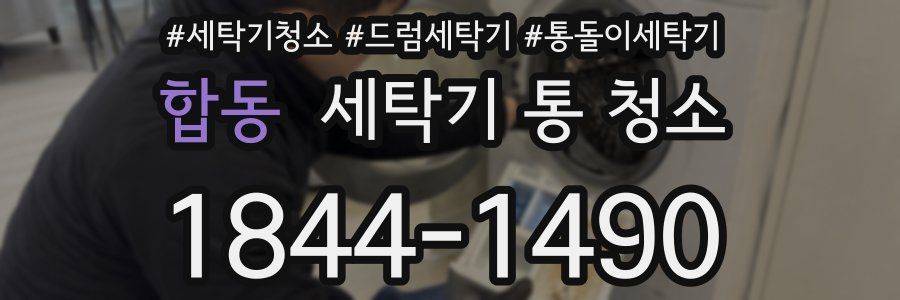 합동 세탁기 통 청소