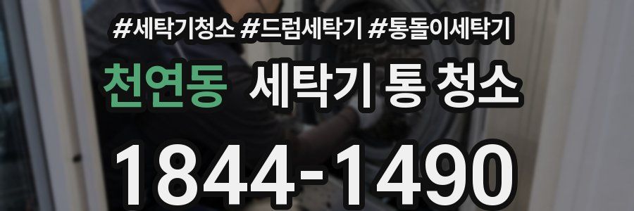 천연동 세탁기 통 청소