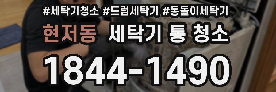 현저동 세탁기 통 청소