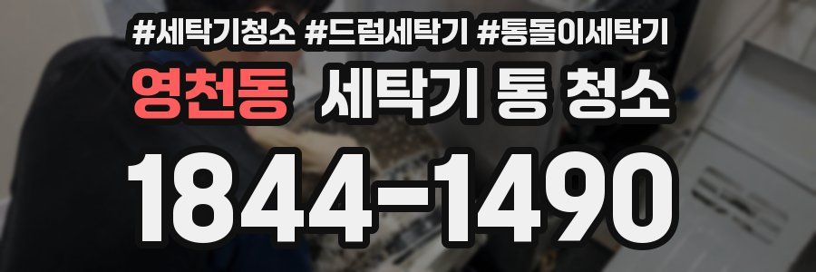 영천동 세탁기 통 청소