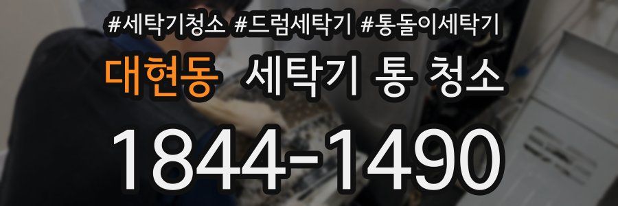 대현동 세탁기 통 청소