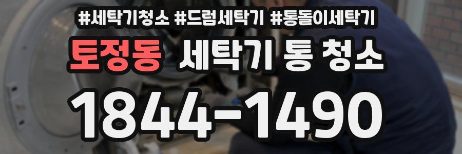 토정동 세탁기 통 청소