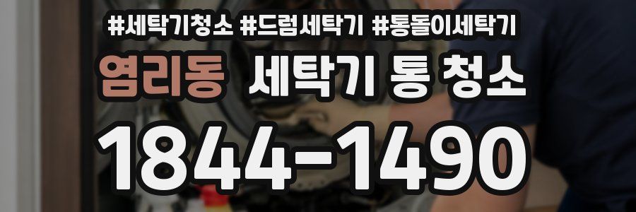 염리동 세탁기 통 청소