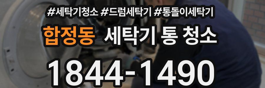 합정동 세탁기 통 청소