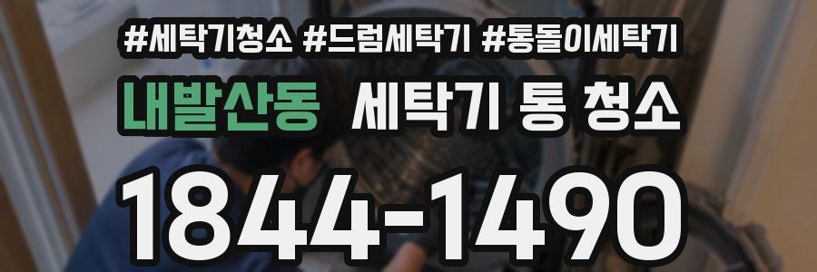 내발산동 세탁기 통 청소