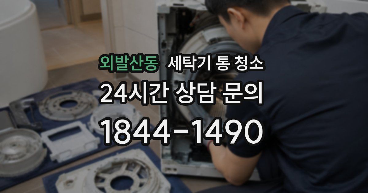 외발산동 세탁기 통 청소
