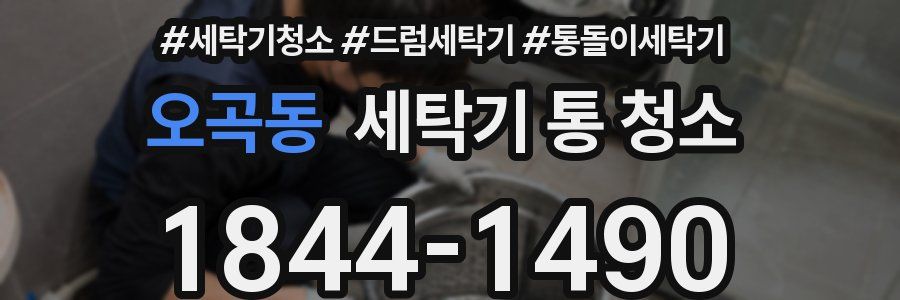 오곡동 세탁기 통 청소
