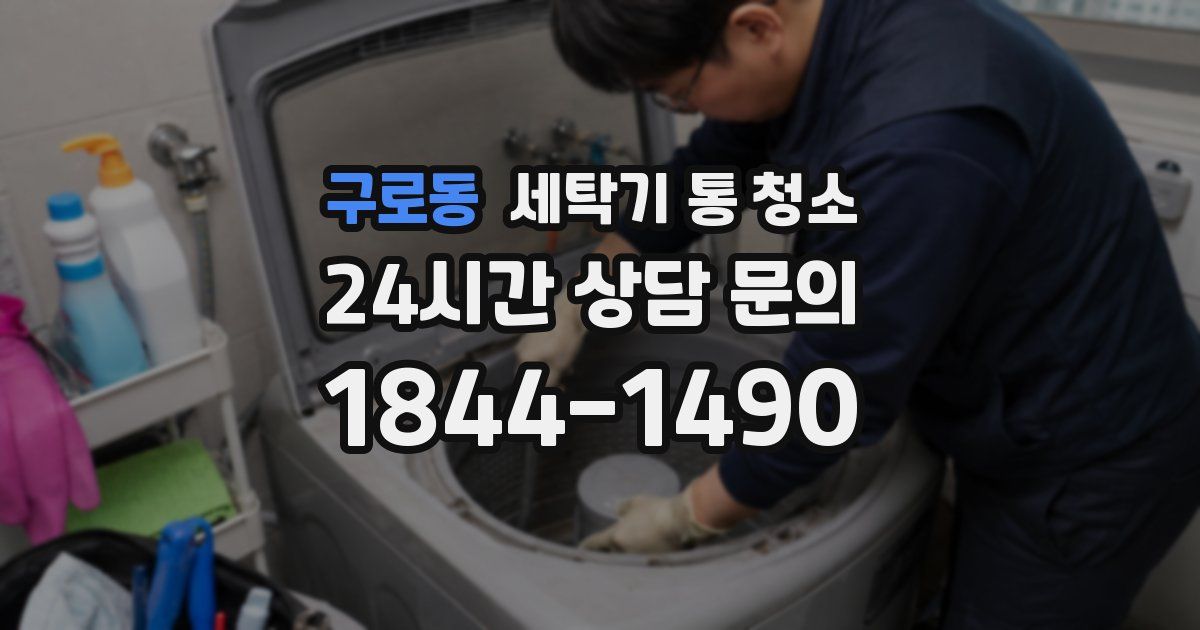구로동 세탁기 통 청소