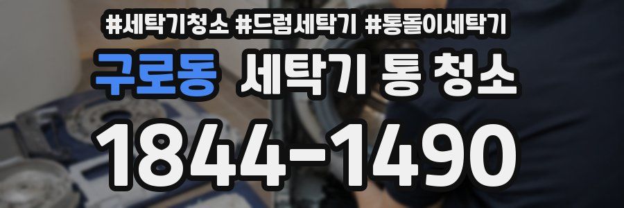 구로동 세탁기 통 청소