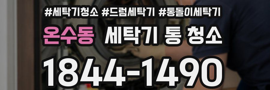 온수동 세탁기 통 청소