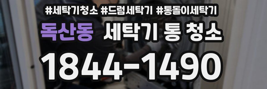 독산동 세탁기 통 청소