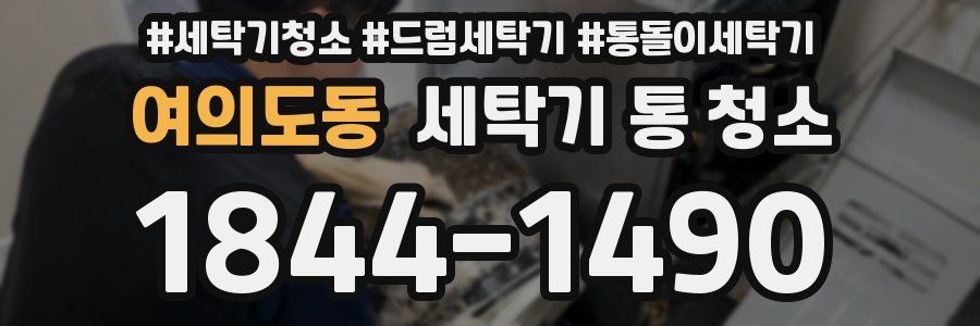 여의도동 세탁기 통 청소