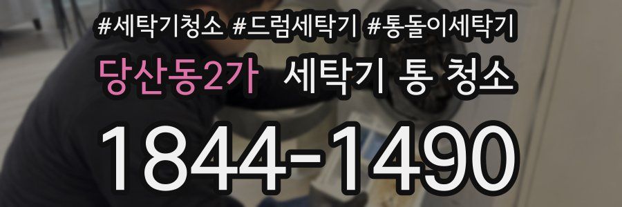 당산동2가 세탁기 통 청소