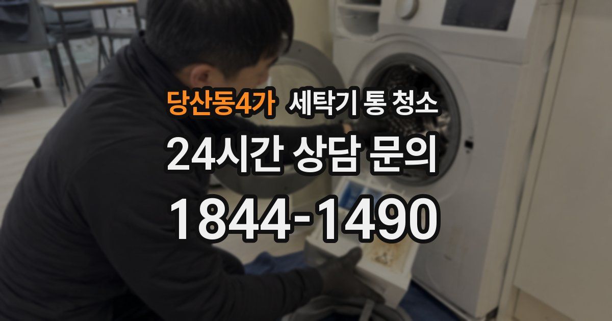 당산동4가 세탁기 통 청소