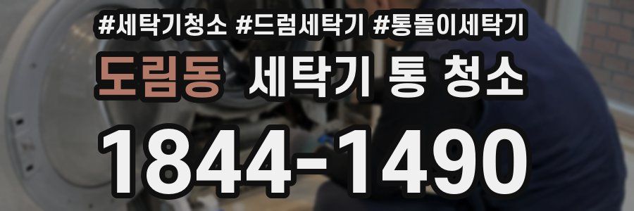 도림동 세탁기 통 청소
