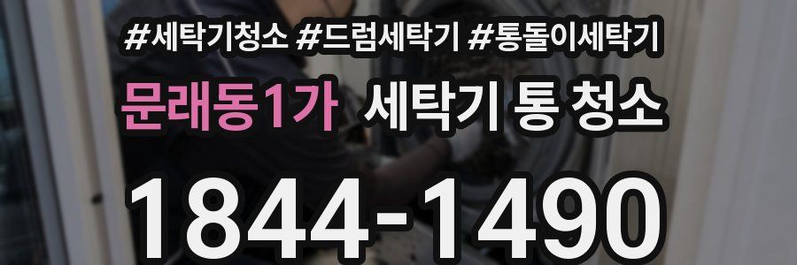 문래동1가 세탁기 통 청소