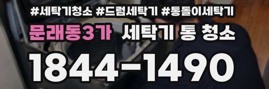 문래동3가 세탁기 통 청소