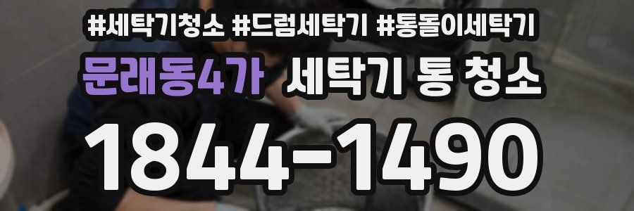 문래동4가 세탁기 통 청소