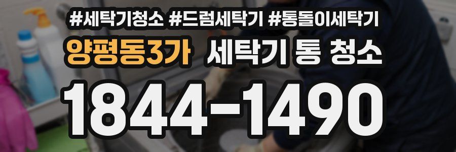 양평동3가 세탁기 통 청소