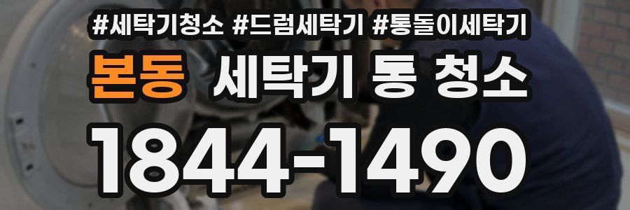 본동 세탁기 통 청소