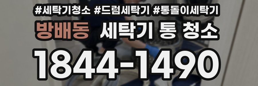 방배동 세탁기 통 청소
