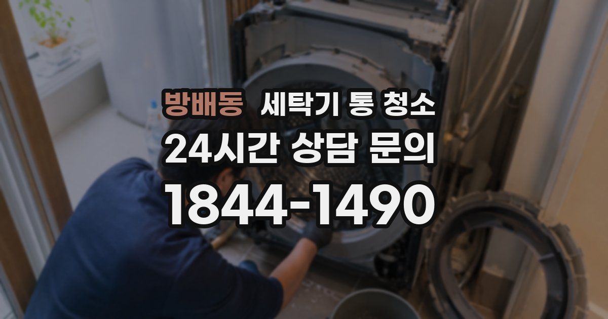 방배동 세탁기 통 청소