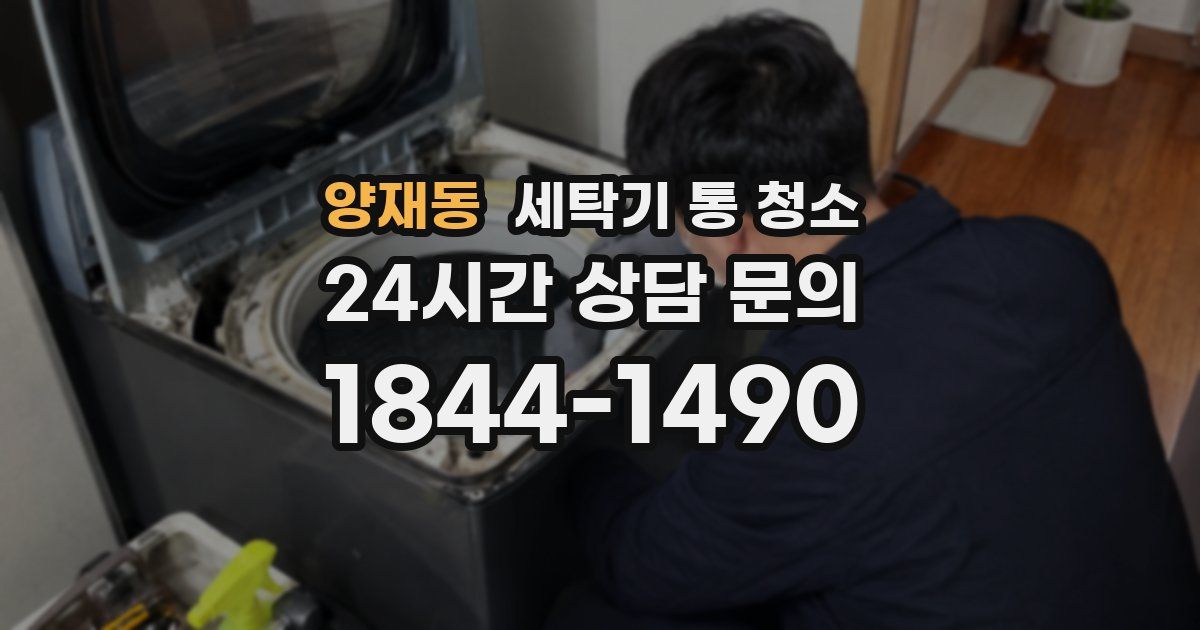 양재동 세탁기 통 청소