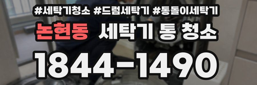 논현동 세탁기 통 청소