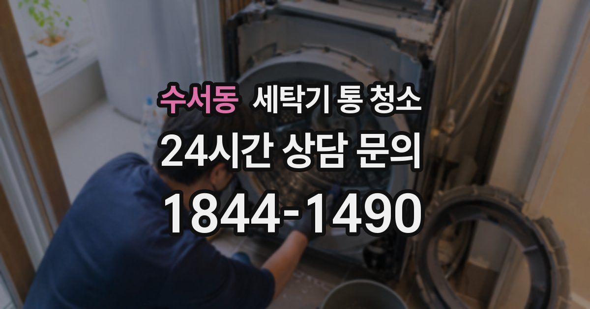 수서동 세탁기 통 청소