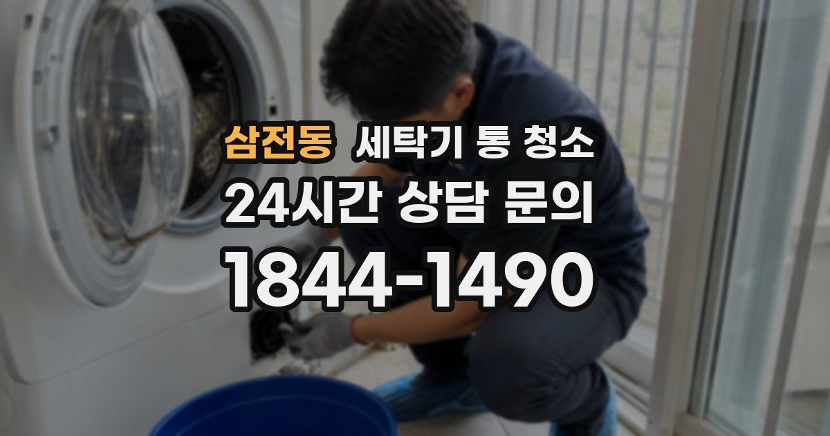 삼전동 세탁기 통 청소