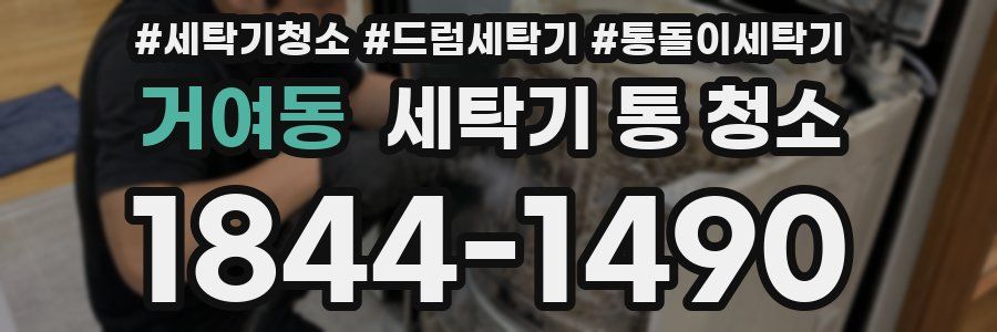 거여동 세탁기 통 청소